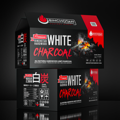 Premium Binchotan Hardwood White Charcoal  - 22 lbs.